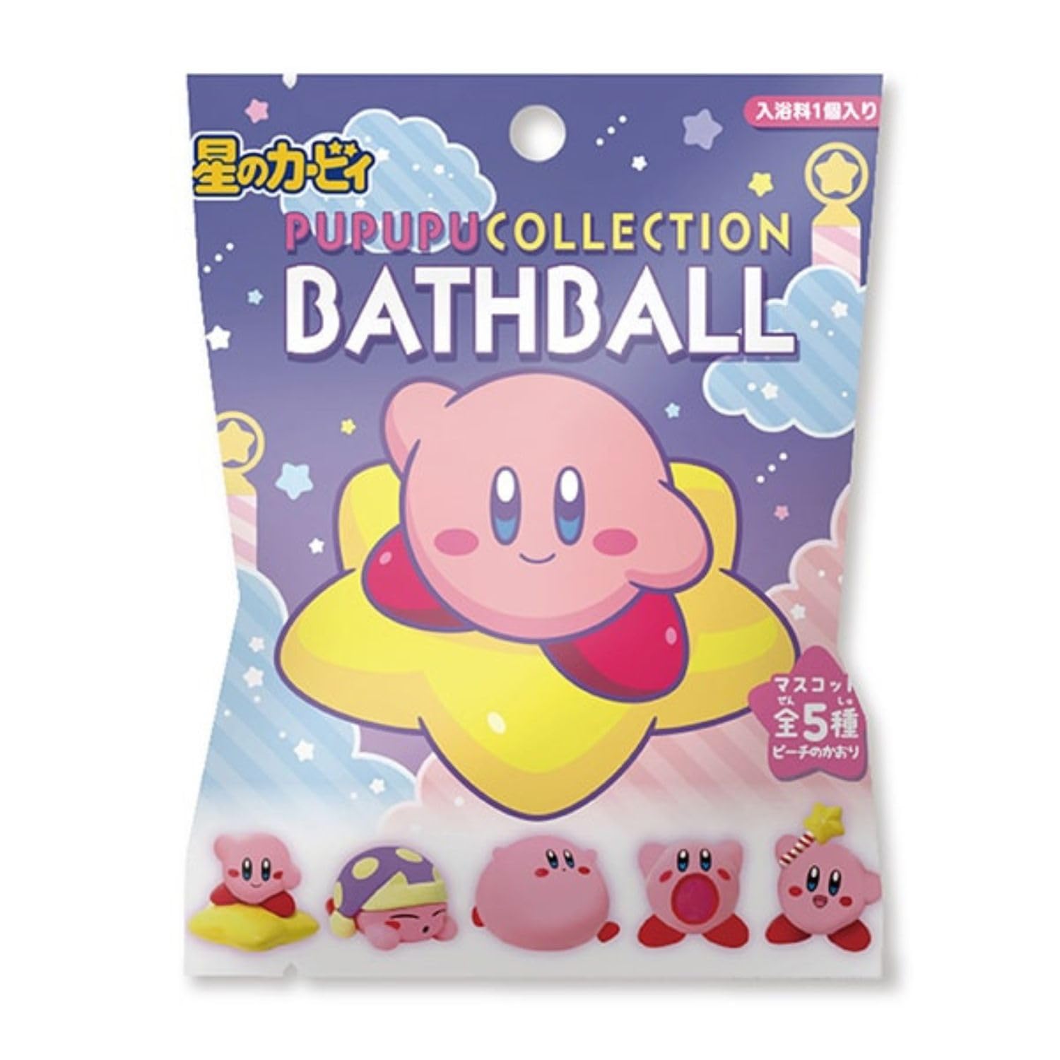 Kirby PUPUPU Collection Bath Peach 75g Ball, Scent, (1 serving)