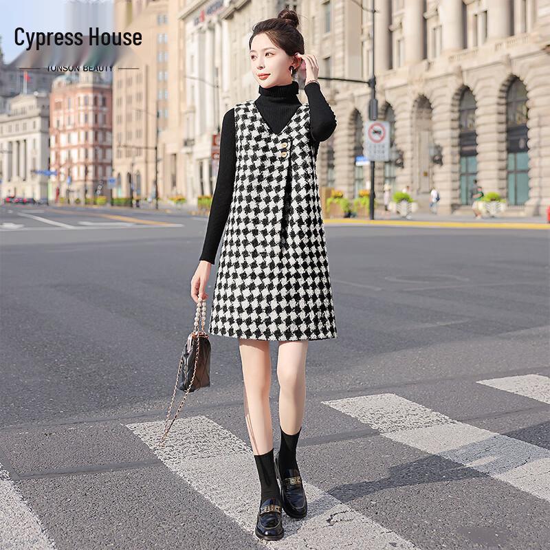 

SIBASHE Women s Retro A-Line Sleeveless Dress XL