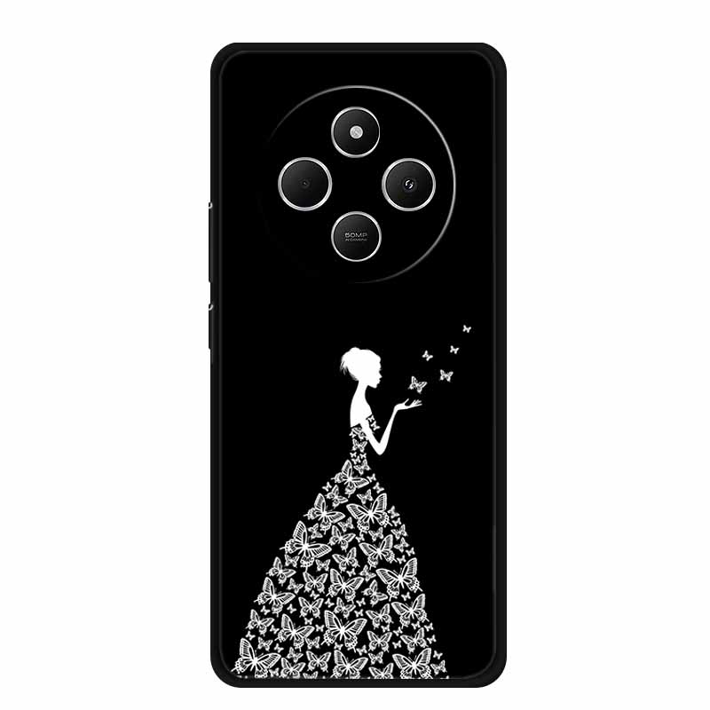 For Xiaomi Poco C75 Case PocoC75 Coque Black Silicone Soft Phone Case For Redmi 14C 14R A3 Pro Back Cover Case Redmi14C 14 C Bag