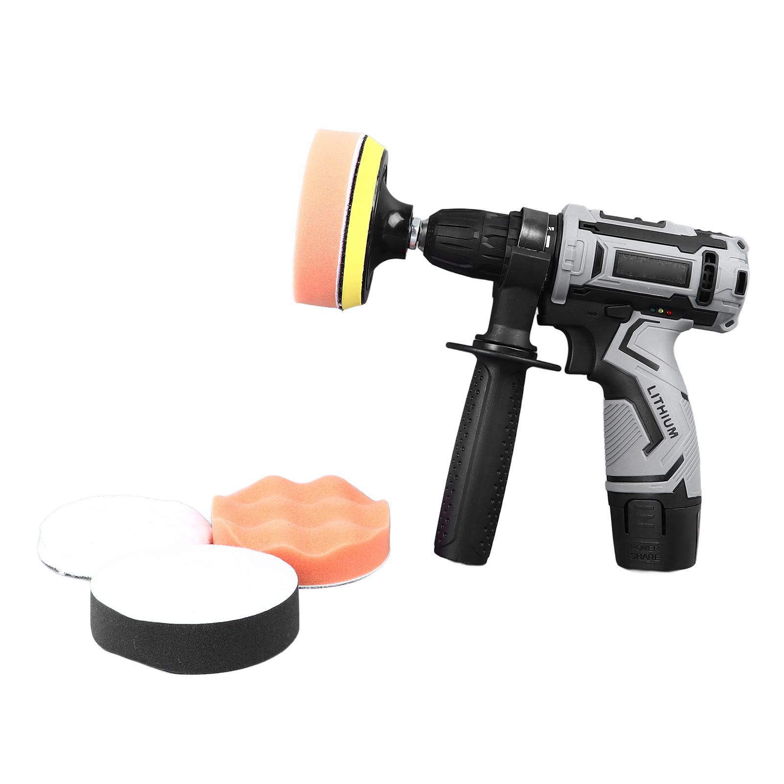 Car Polisher Cordless Electric Rechargeable Polishing Tool Set Kit for Waxing Maintenance Car Polisher Tool Cordless Polisher