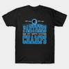 Camiseta Masculina Preta Estampada Carolina Panthers Campeões da NFC South Estampa em Papel de Transferência Sem Corte Algodão Camiseta