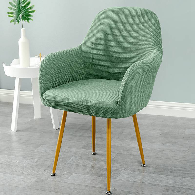 Office Chairs Cover Elastic Home Chair Cover Factory Solid Color Cushion Case Dining Chair Cover High Armrest Chair Cover Cover