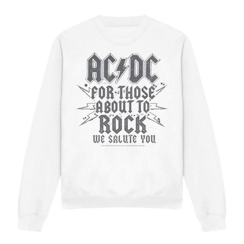 AC/DC Unisex Adult Salute Sweatshirt