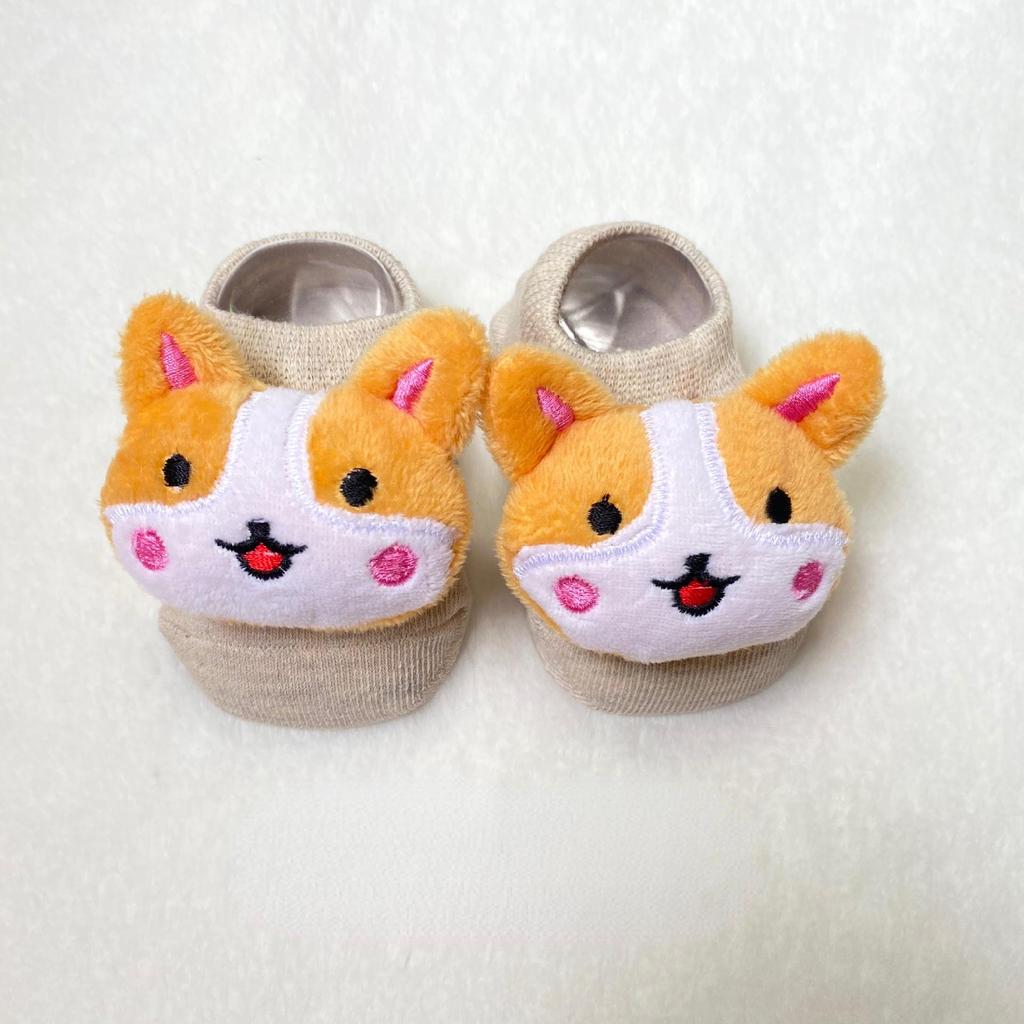 Baby Toddlers Home Floor Non-slip Dispensing Socks Cartoon Doll Cotton Socks for 0-3Y Girls Boys Kids Newborn Infant Clothes
