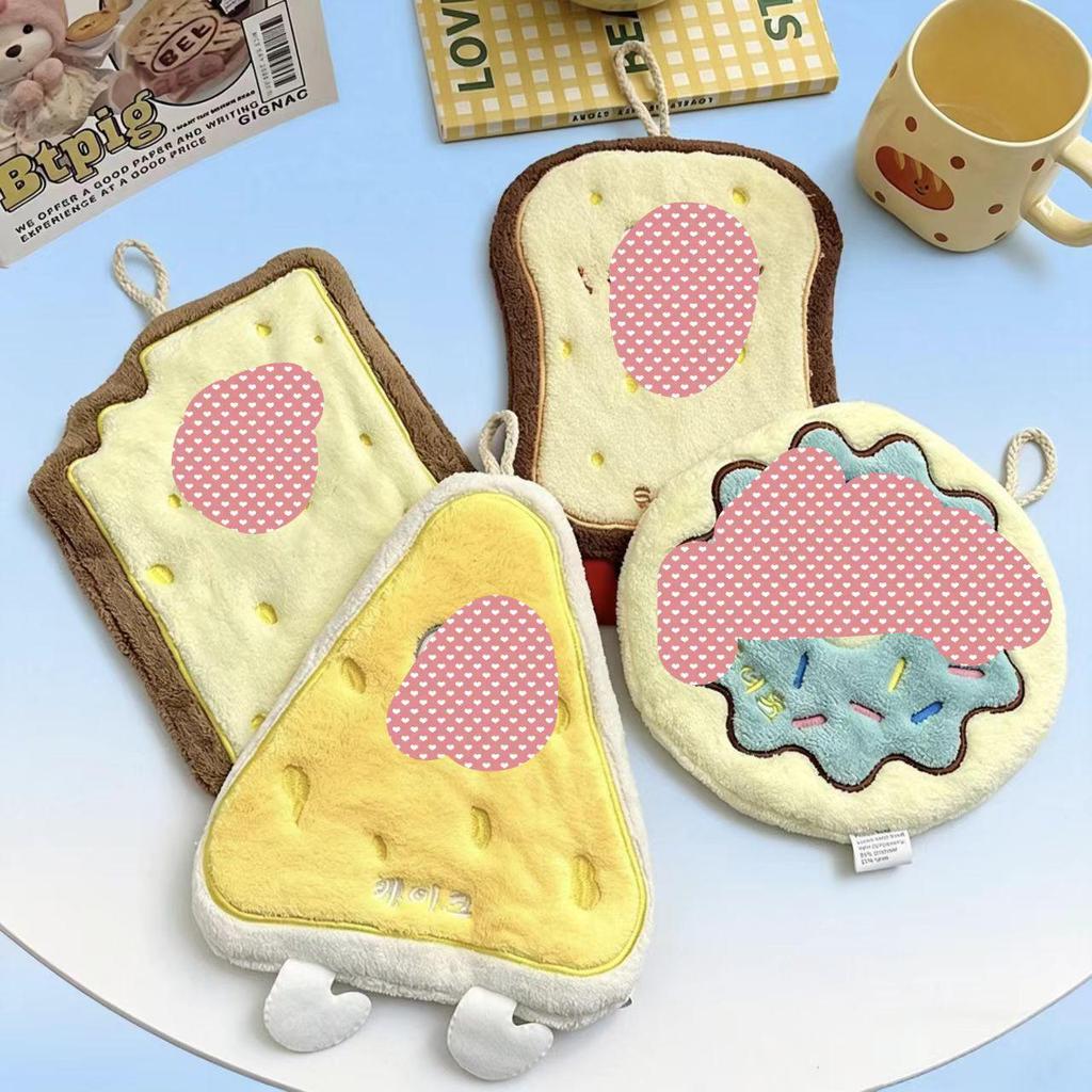 Toalha de Mão de Ganso em Lã Coral - Absorvente e Fofa para o Banheiro Infantil ou Cozinha