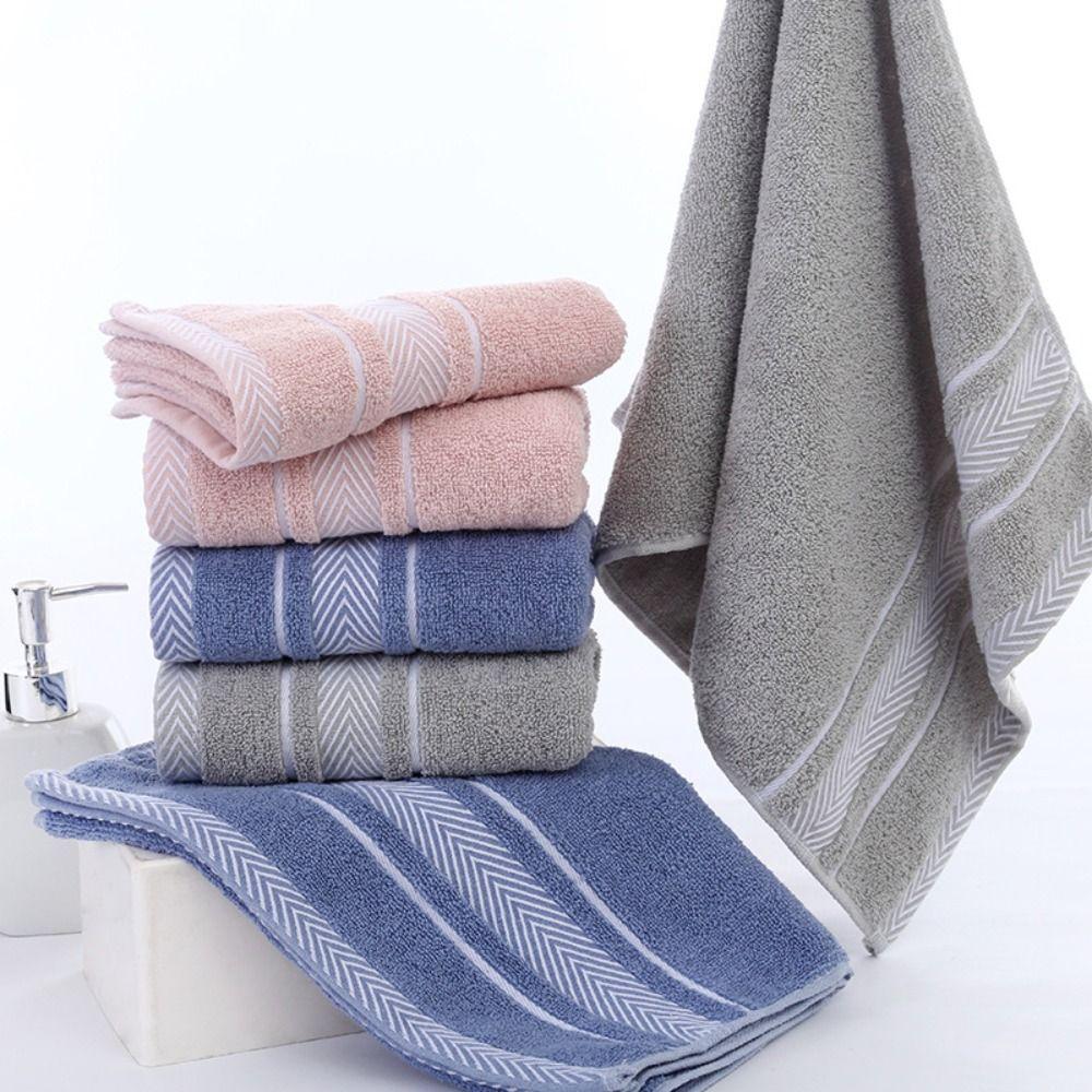 

Высокоабсорбирующее хлопковое полотенце, мягкое полотенце для душа, портативное полотенце для лица, бытовое синий