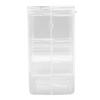 Automatic Hamster Feeder Clear Plastic Anti Tipping Pet Food Dispenser for Squirrel Hedgehog Guinea Pig ZS 02