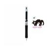 1/4pcs Crazy Tuxedo Cat Gel Ink Pen Cat Paw Rotating Capsule 0.5mm Ballpoint Black Color Quick Dry Smooth Writing