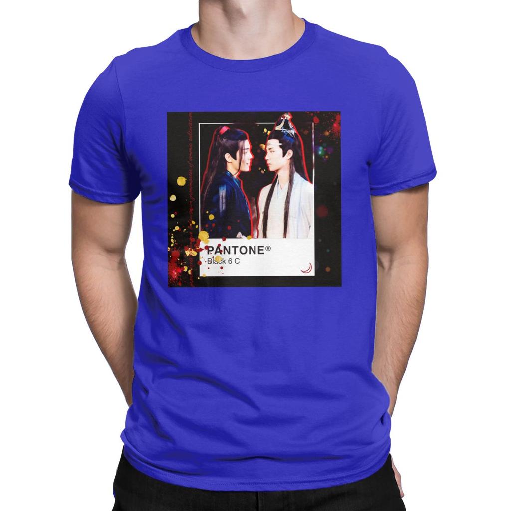 The Untamed T Shirt Men S Vintage T Shirts O Neck Lan Wangji Wei Wuxian Wangxian