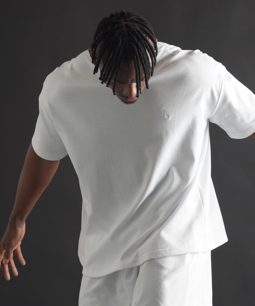 PHERMENON [Set] Essential Oversized Short Sleeve + Essential Oversized Bermuda Shorts