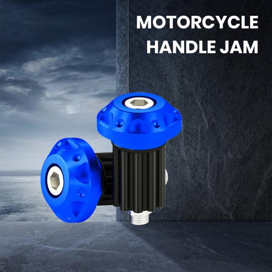 1 par motorsykkel styre ende CNC aluminiumslegering Universal motorsykkel scooter grep håndtak endeplugg trim deksel modifikasjonstilbehør