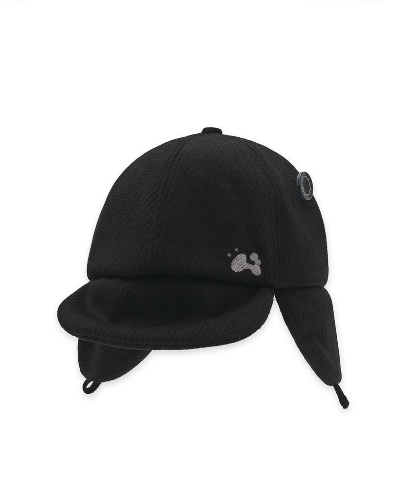 HUG YOUR SKIN Trooper Flap Button Cap (Black)