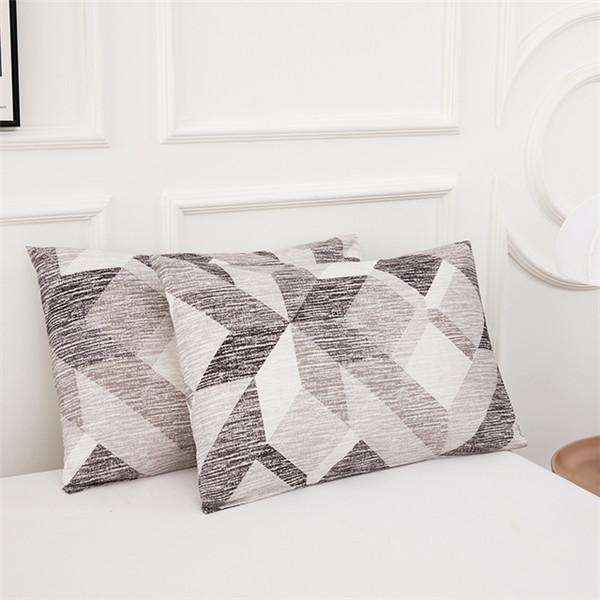 Vodotěsné povlaky na polštáře 2PCS měkké polyesterové povlaky na polštáře s potiskem Polštář na spaní Bytový textil (bez vnitřního/bez polštáře)