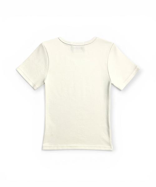 Bonseullipi Bone Heart Soft Tee (White)