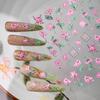 Cyansea 3D Lotus Water Lily Adhesive Nail Art Stickers