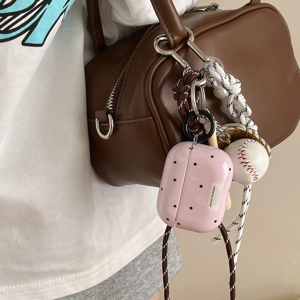 INS Wind Simple Polka Dot Summer AirPods Pro /pro1 Earphone Cover for AirPods 1 /1 Generation Pendant