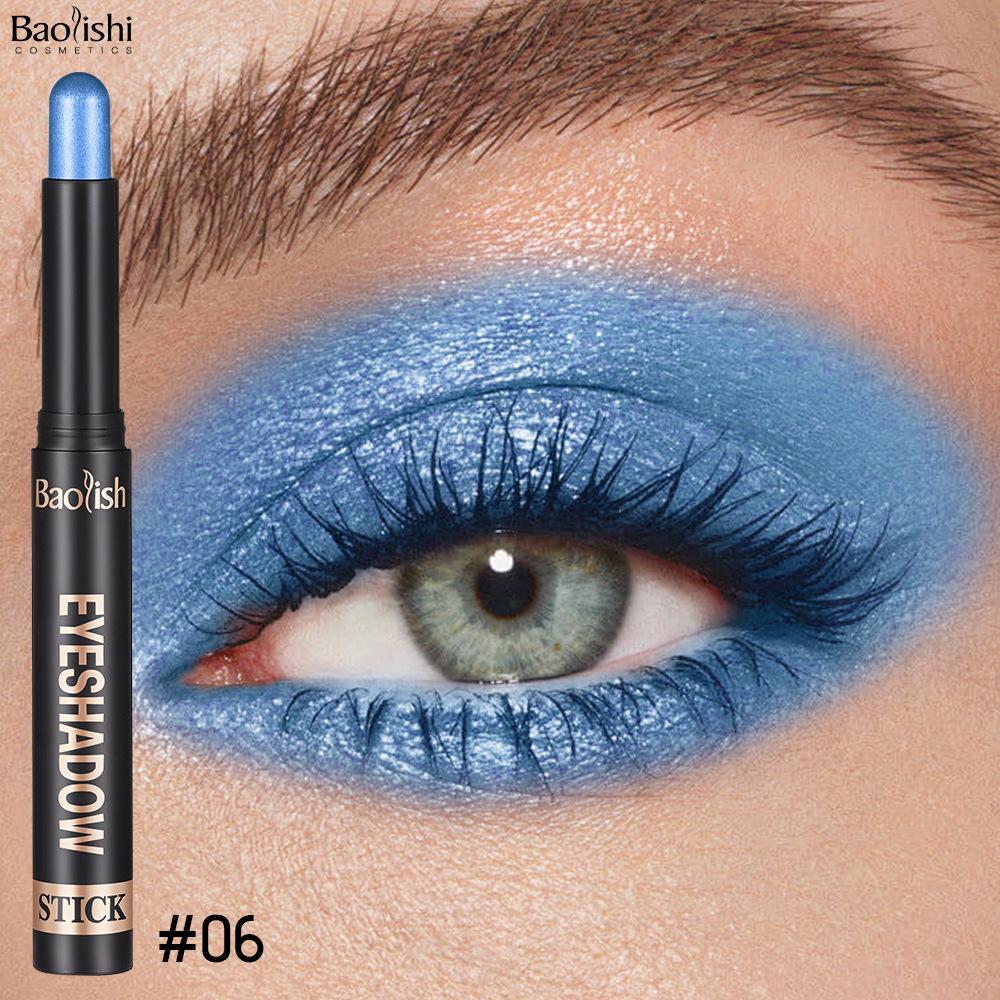 

Дымчатый темно-коричневый карандаш для век с блестками, водостойкий, перламутровый, цветной, металлический, хайлайтер, ручка, инструмент для макияжа