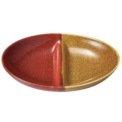 Aito Aito Seisakusho [Tón v tónu] Mini talířek cca. 12 x 10cm Červená miska Mino Ware Vhodná do myčky nádobí a mikrovlnné trouby Vyrobeno v Japonsku 266486