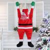 Christmas Pendant Decoration Creative Santa Claus Hanging On The Door Wall Car Super Large Plush Cloth Ornaments New Year Gift