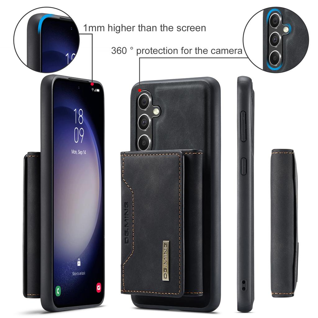 DG.MING M2 Series for Samsung Galaxy A16 5G/A16 4G Case PU+PC+TPU Phone Cover Detachable Wallet