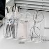 Cross-border Dropshipping Silverware Dispenser: 3-Compartment Black & White Holder for Knives, Forks, and Spoons