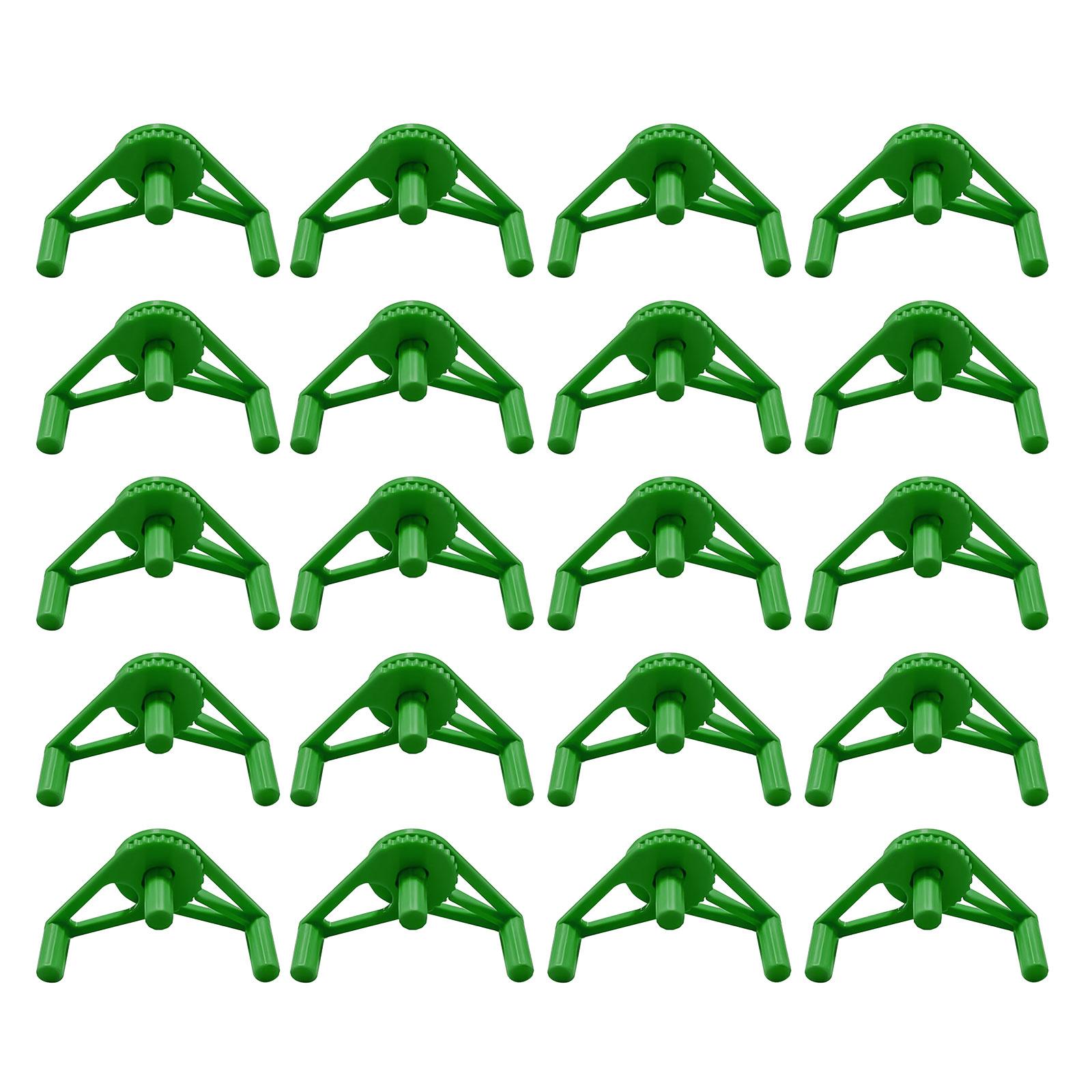 

Упаковка из 20/50 регулируемых на 360 градусов зажимов для растений, зажимов для сгибания ветвей растений, для тренировок с низким уровнем стресса A