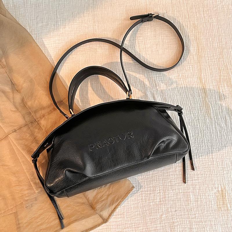 Высококлассная одноплечевая сумка, большой вместимости, модная и простая сумка для работы чёрный
