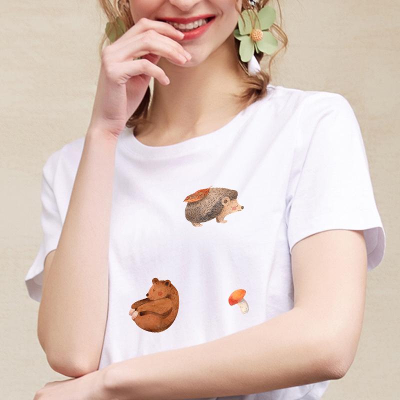 Boho Animals Custom Patch Clothes Stickers Patches T-Shirt Hoodies Diy Heat Press Appliqued Stickers On Clothes Heat-Adhesive