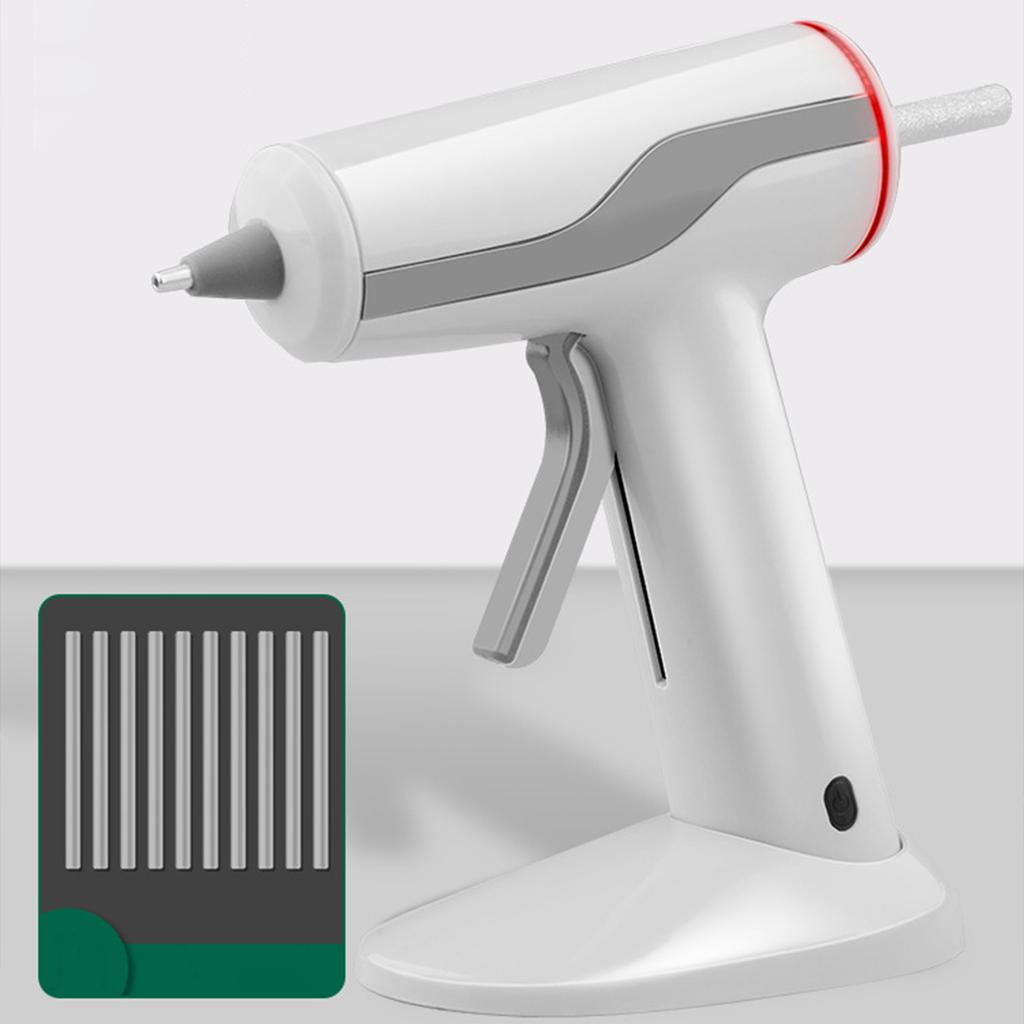 Kompaktes wiederaufladbares Klebewerkzeug USB-betrieben Akku-Heißklebepistolen Geeignet für Basteln und Heimdekorationen