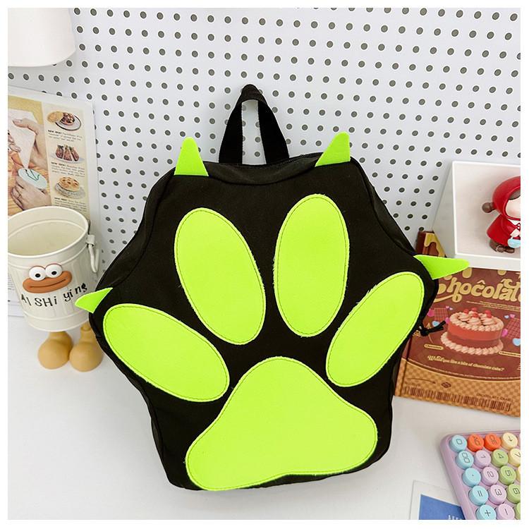 Adorable Cat Paw Design Cartoon Student Backpack For Kids In Sweet Colors And Styles