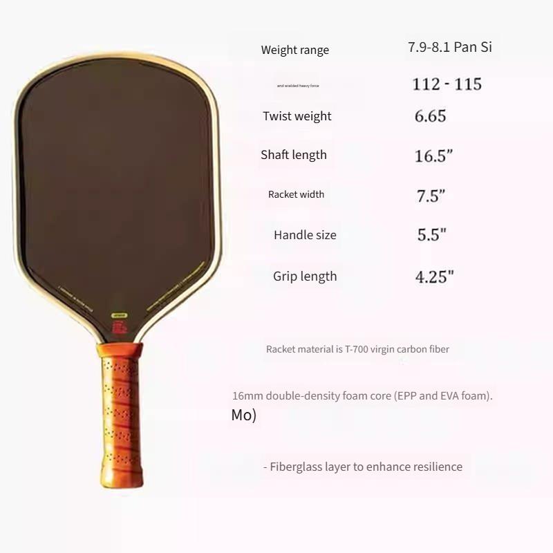 GEN5 Same Shape Pickleball Paddle Set Toray T700 Carbon Fiber Thermoformed Core USAPA Professional Tournament Complete Playing Kit