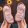 Elegant Baby Girls Sandals Summer New Casual Children Sandals Girls Flat Shoes Fashion Casual Non Slip Kids Student Beach Shoes