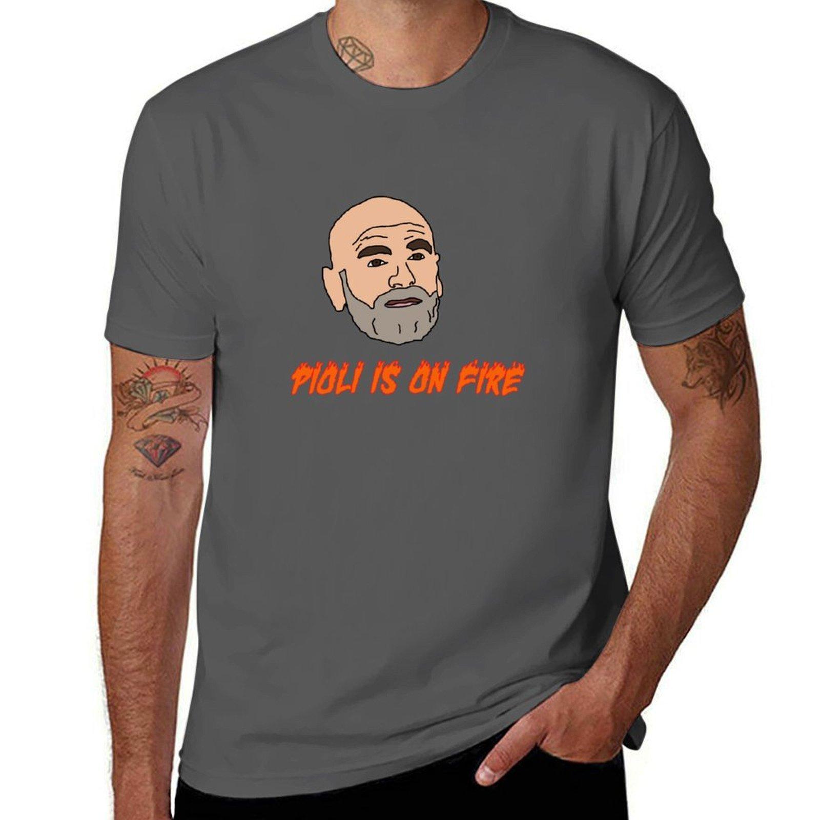 

Pioli Is On Fire T-Shirt t shirts for man cotton t shirt for man 100 percent cotton T-Shirt 4XL