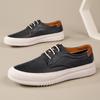 Fashion High Quality Leather Casual Shoes Massage Soles Hollow Breathable Men's Oxford Shoes White Versatile Men's Outdoor Sports Shoes