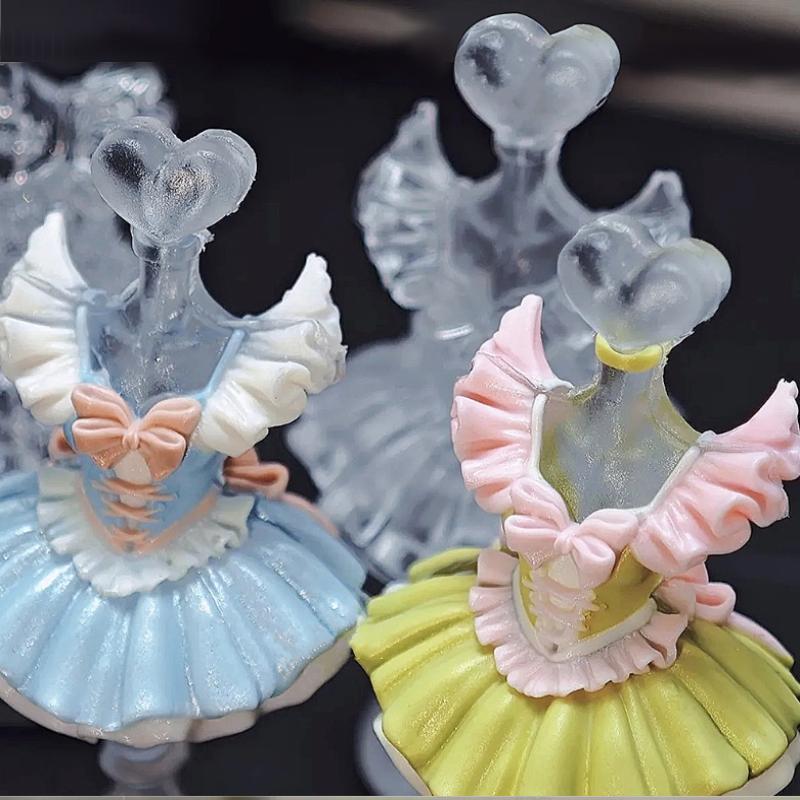3 Pcs Butterfly Bow Nail Plate Base 3D Ballet Mold Tool Nail Art Decorations Diy Silicone Nail Art Templates Nails Mold Tool