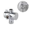 Chrome Finished 3 Way Shower Diverter G1/2 Inch Thread Bidet Diverter Valve  Bathroom  Use