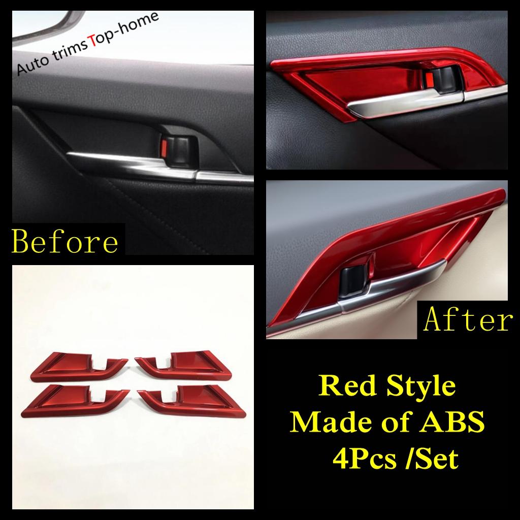 Gear Panel / Window Lift / Head Light Lamp / Pillar A Frame Cover Trim For Toyota Camry 2018 - ABS Accessories Interior Kit
