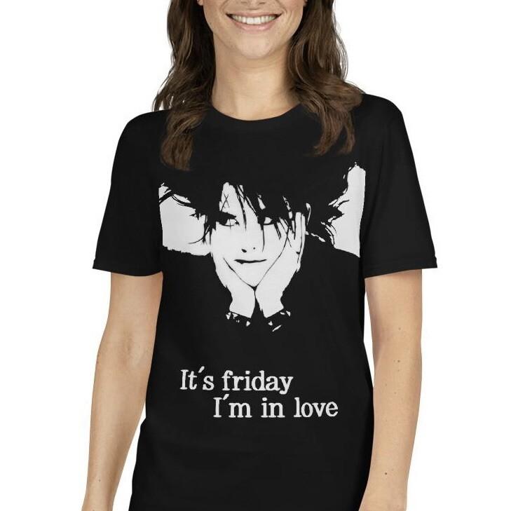 

Gothic Goth 80s Friday I’m In Love Short-Sleeve Unisex T-Shirt XL