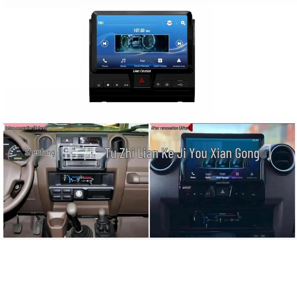Android Navigation Screen for Toyota Land Cruiser LC70-79 Pickup