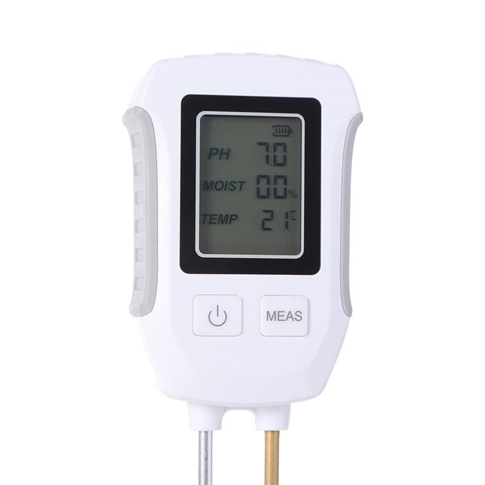 3 In 1 Soil Tester LCD Screen Soil Thermometer Soil  Humidity Detector  For Garden Lawn Farming