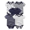 Newborn Baby Boy Clothes Kiddiezoom Cotton O-Neck Short Sleeve Baby Bodysuits Clothing