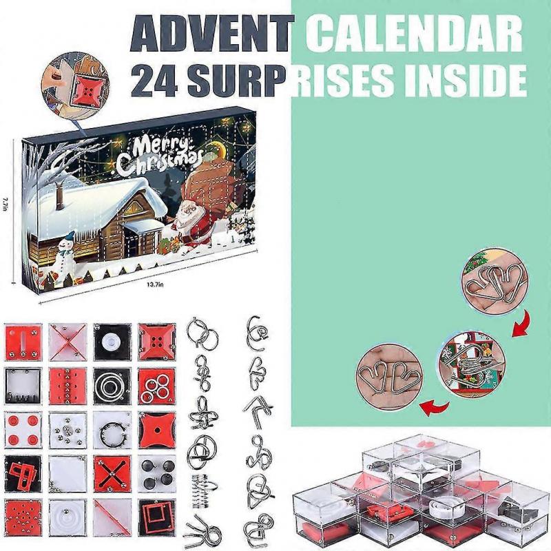 Christmas Advent Calendar Toy Gift Box Christmas Toys For Children Present
