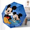 1pc Mickey Mouse,Classic Cartoon Automatic Folding Umbrella: Compact 8-Bone Design Cartoon Outdoor Travel Companion, Business Umbrella, Chri