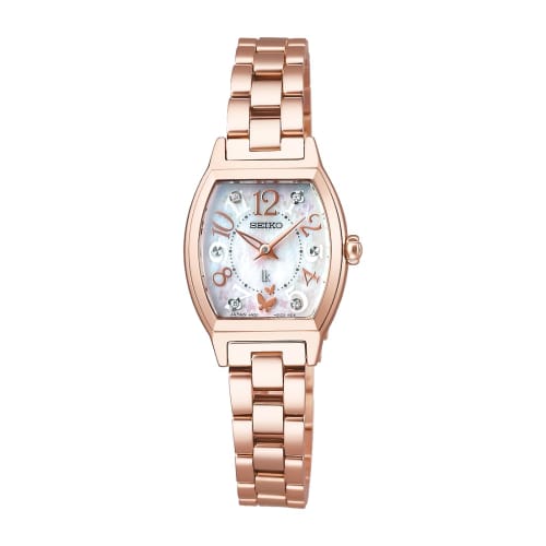 Seiko Watch Lucia Happy Collection Edenworks Collaboration Limited Edition Model SSWA014 Women's Silky Pink
