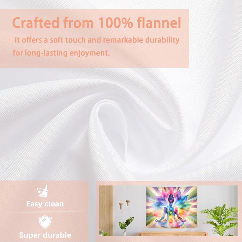 Seven Chakra Yoga Meditation Tapestry Wall HangingColorful Mandala Indian Hippie Chakra Tapestry Decorative Wall Blanket Decor