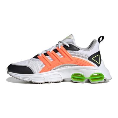 Neo Quadcube CC Fabric Slip Resistant Low Top Marathon Running Shoes Women's White Orange Green FW7180