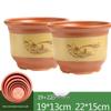 Extra-Large Purple Clay Ceramic Bonsai and Orchid Flower Pot