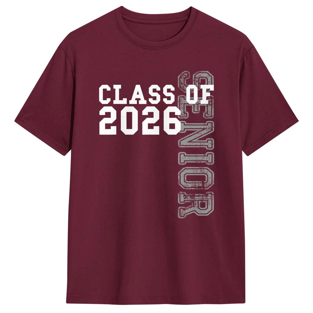 Class of Senior Graduation T Shirt Summer YK Funny TShirts Cotton Hipster Tshirt For Unisex Print Clothing
