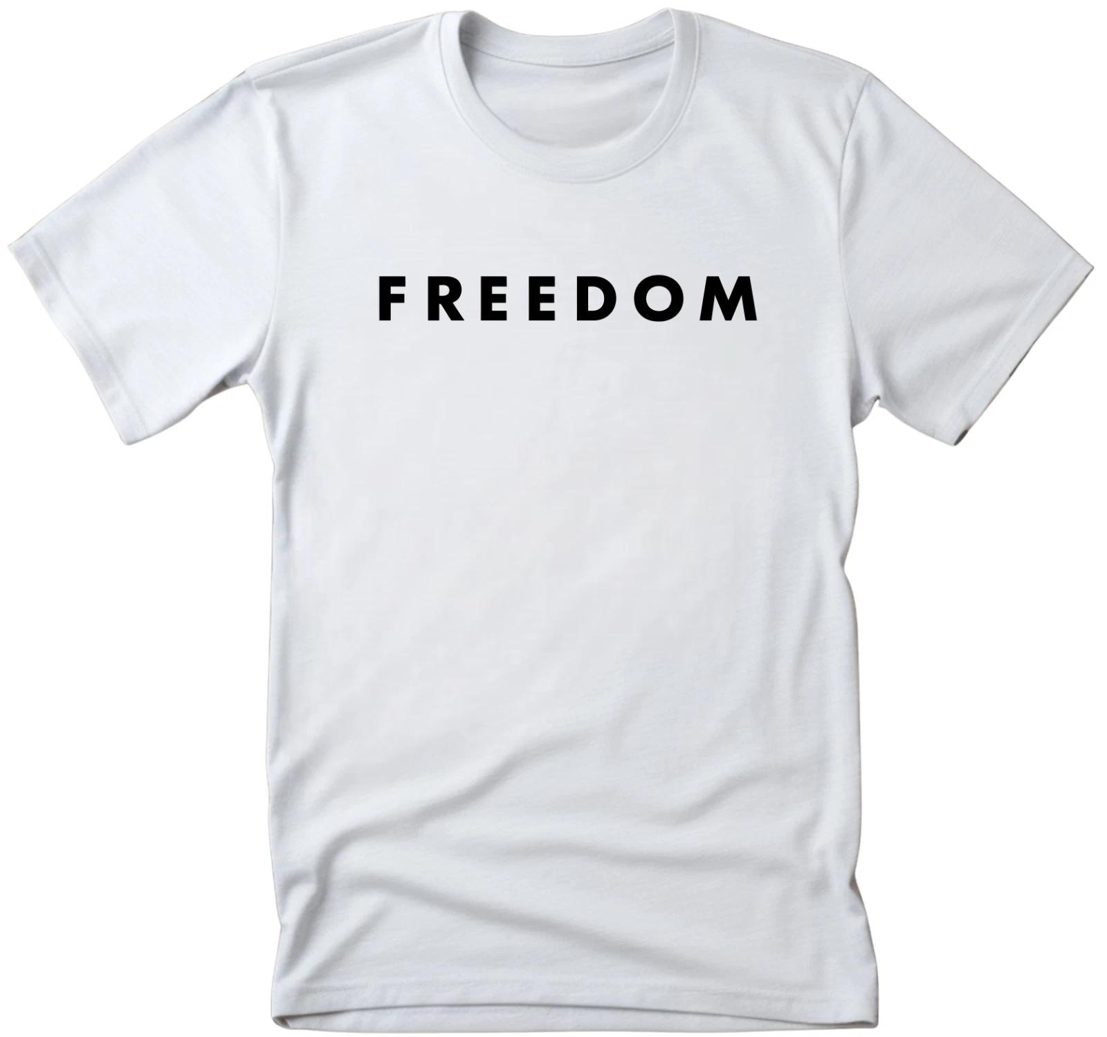 Freedom Charlie Kirk White Unisex T Shirt S