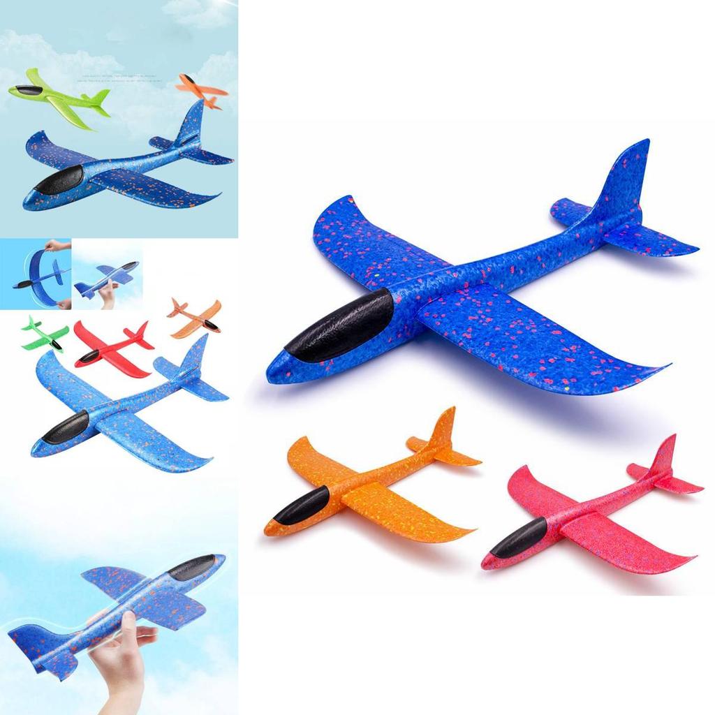 Colorful Non-electric Hand-throw Glider Foam Airplane Toy For Kids